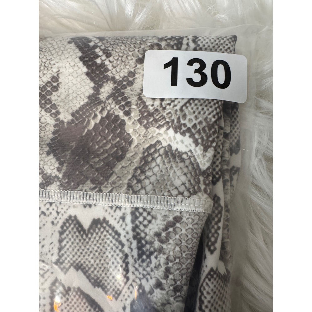 VICTORIAS SECRET Snake Print High Waist Leggings Athleisure Workout Pants Size 6 - Picture 5 of 5